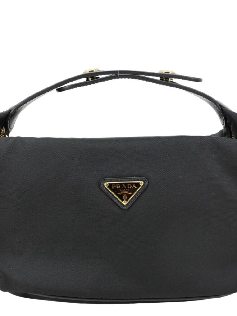 Prada Cherie Mini Re Nylon Shoulder Bag Black